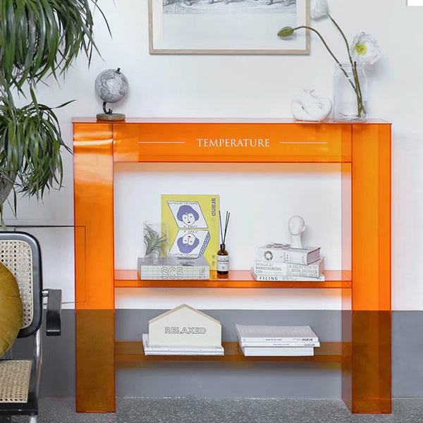 Orange End Table
