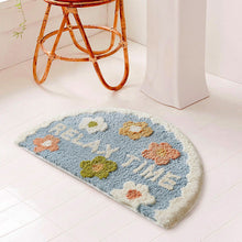Load image into Gallery viewer, Half Circle Bathroom Rug
