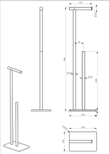 Load image into Gallery viewer, Modern and Classy Towel Rack
