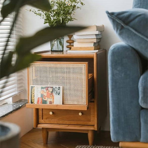 Rattan Made Storage Rack