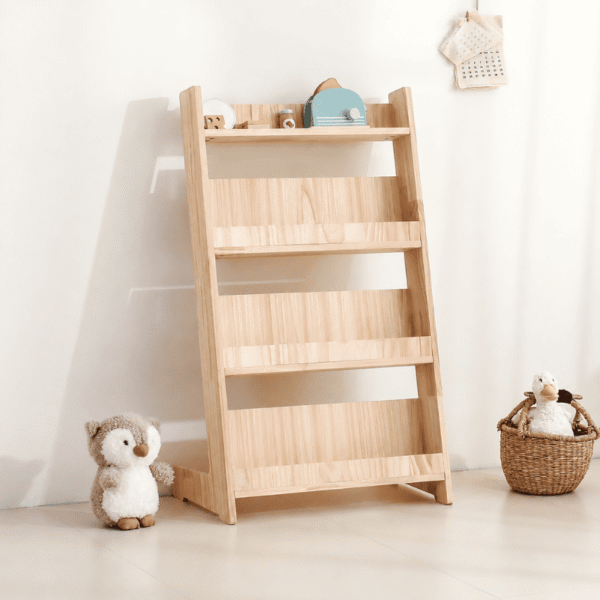 Wooden Book Rack