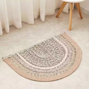 Arched Braided Entry Rug