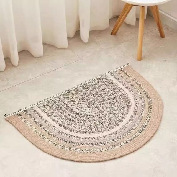 Arched Braided Entry Rug