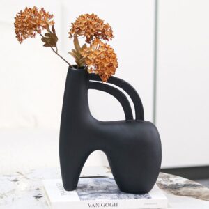Black Handle Vase