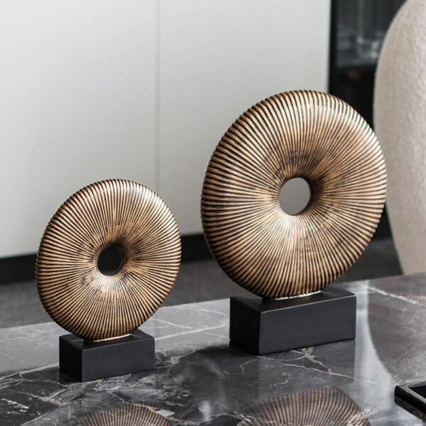 Bronze Ring Sculpture