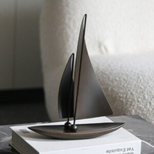 Bronze Sailboat Sculpture