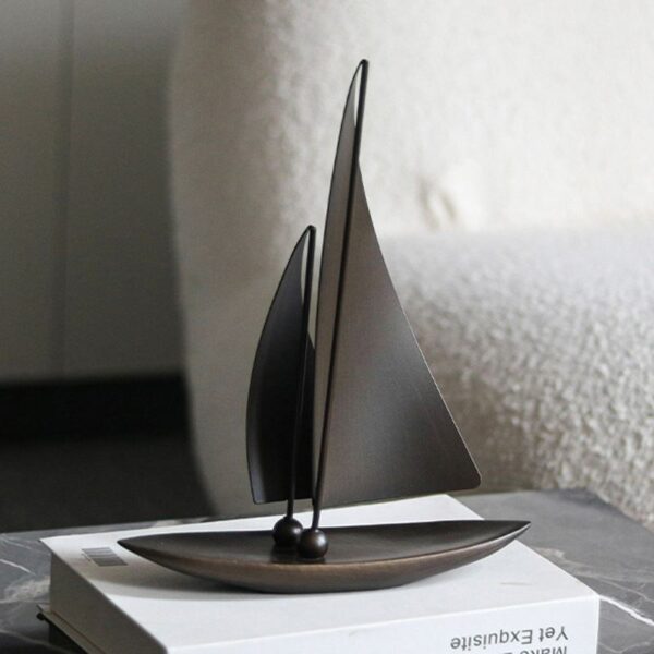 Bronze Sailboat Sculpture