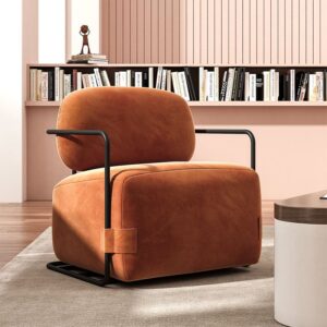 Burnt Orange Lounge Chair