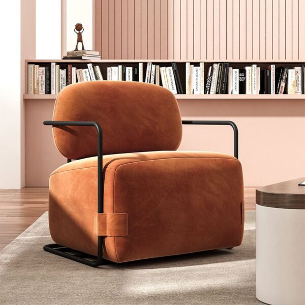 Burnt Orange Lounge Chair