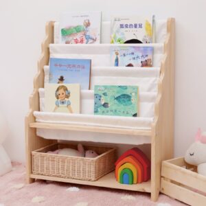 Canvas Front Book Rack