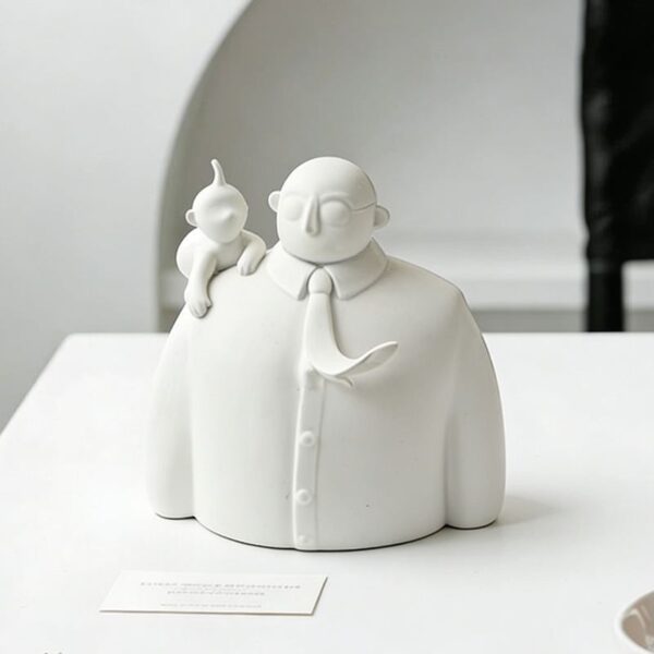 Father Child Figurine