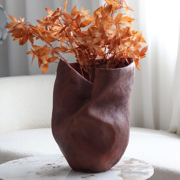 Folded Resin Vase