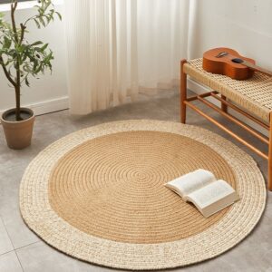 Ivory Jute Round Rug