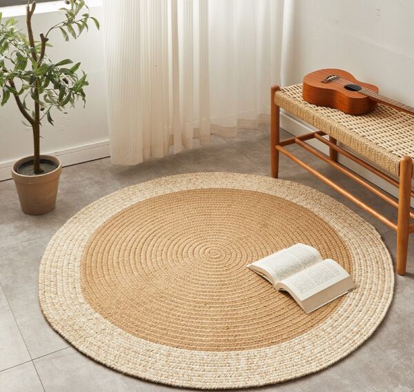 Ivory Jute Round Rug