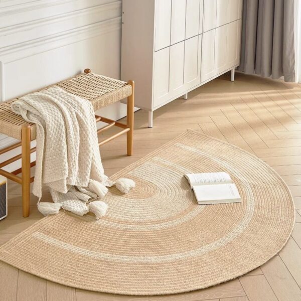 Natural Half Moon Rug
