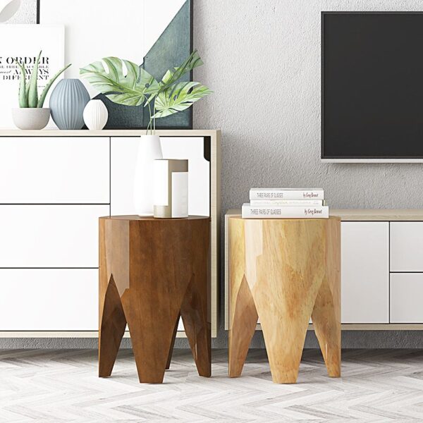 Natural Wood Stool