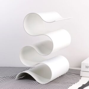 Sculptural Ribbon Wine Rack