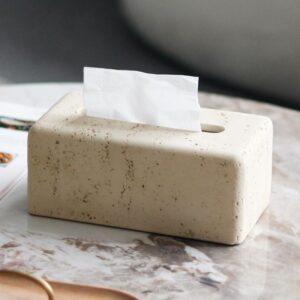 Travertine Tissue Box