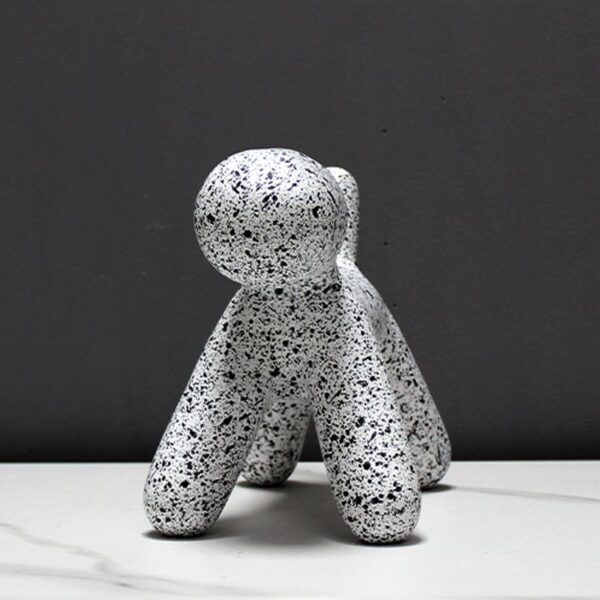 Abstract Dog Sculpture