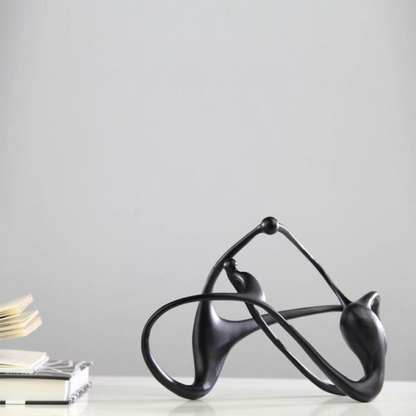Abstract Ribbon Sculpture