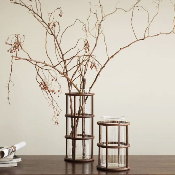 Bamboo Frame Vase
