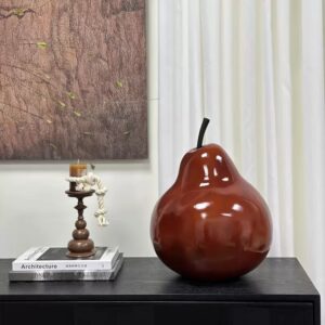 Glossy Pear Sculpture