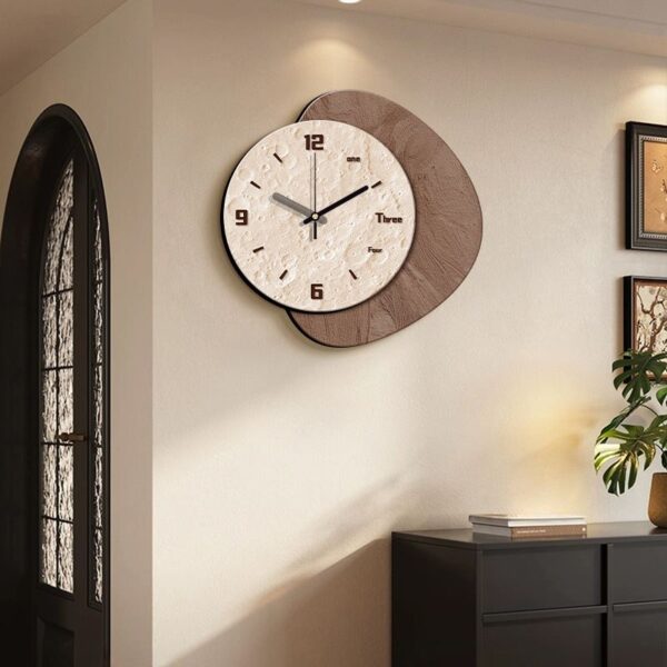 Layered Wood Wall Clock
