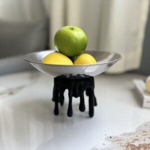 Metal Round Fruit Tray