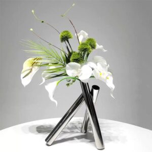 Stainless Steel Ikebana Vase