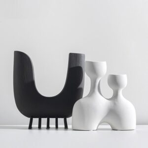 U-Shaped Abstract Sculpture