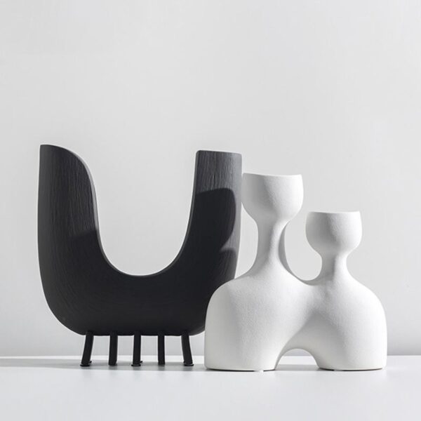 U-Shaped Abstract Sculpture
