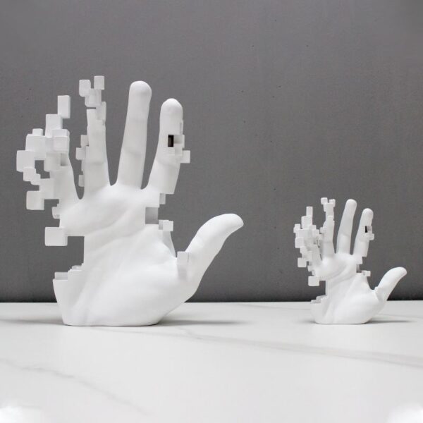 White Hand Sculpture