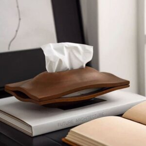 Wood Grain Tissue Box