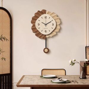 Wood Pendulum Wall Clock